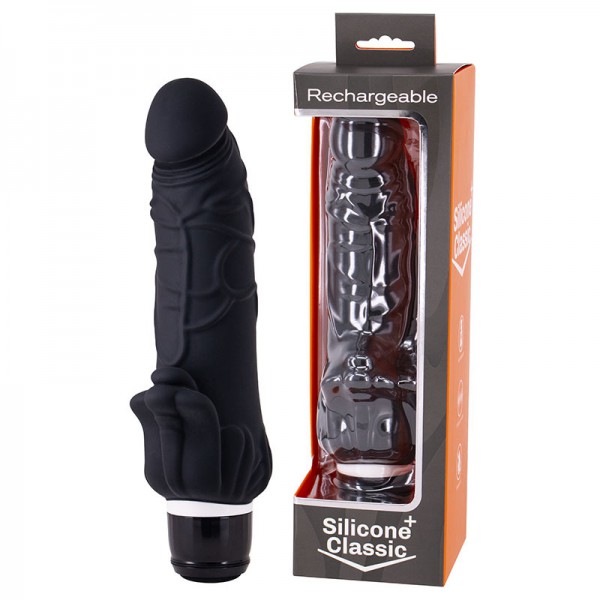 Silicone Classic Vibrating Cock