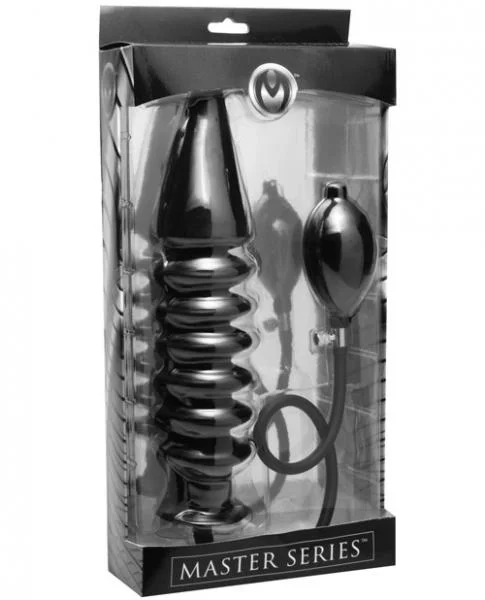 Accordion Inflatable XL Anal Plug Black — image 4 of 4
