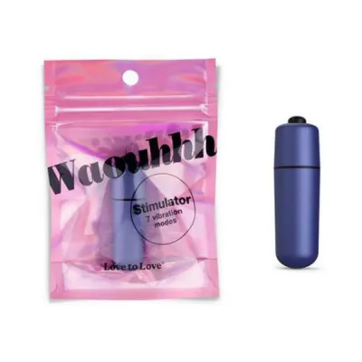 Bullets Discreet Love To Love Waouhhh 7 Mode Bullet Vibrator Midnight Indigo