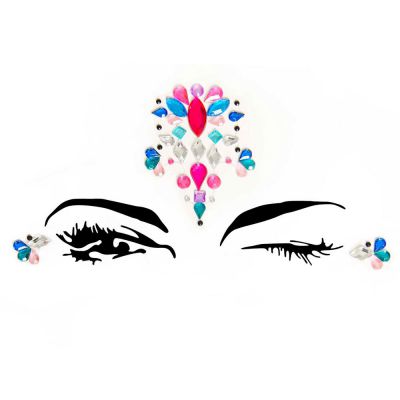 Sirene Face Jewels Sticker EYE005