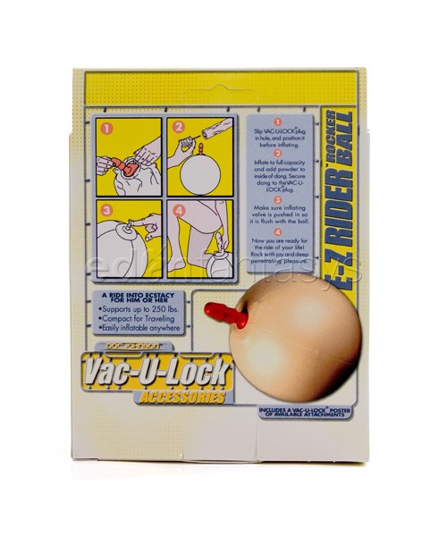 EZ rider ball with plug