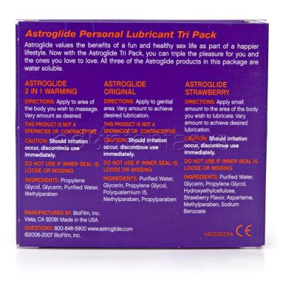 Astroglide tri pack