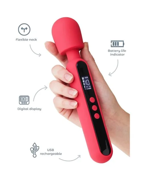Share Satisfaction Isla Digital Wand - 9.4 Inch