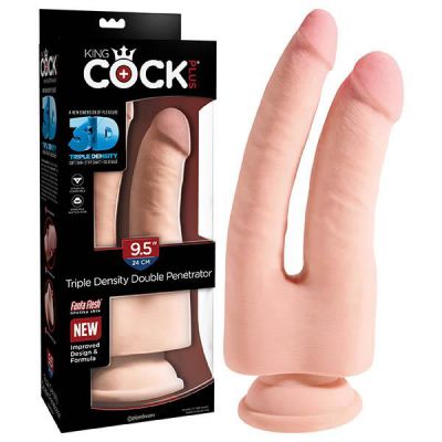 King Cock Plus 9 5 Triple Density Double Penetrator