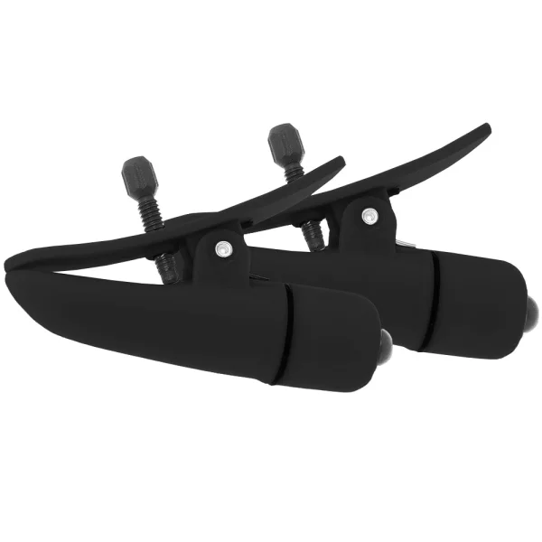 Nipple Play Nipplettes Vibrating Nipple  Clamps - Black