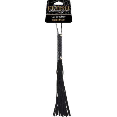 Gold Cat O Nine Flogger