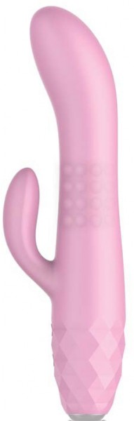 Diamonds - The Duchess Rotating Beaded Rabbit Vibe (Pink)