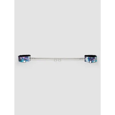 Bondage Boutique Cosmic Spreader Bar with Faux Leather Cuffs