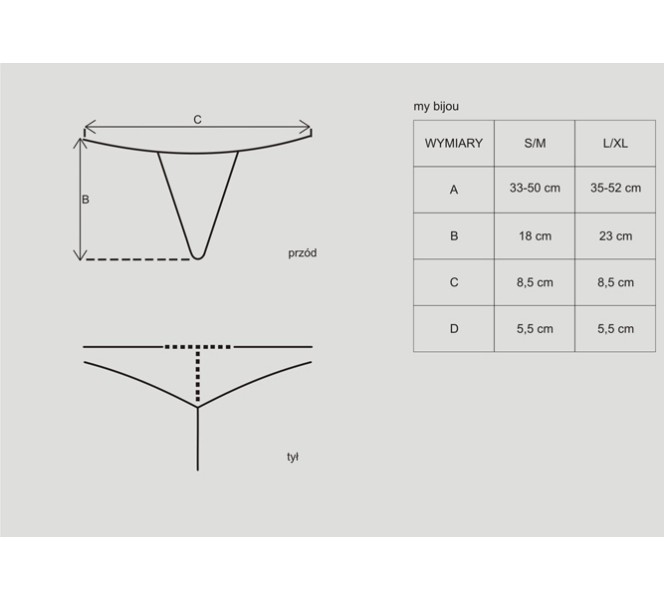 My Bijou Thong L/XL