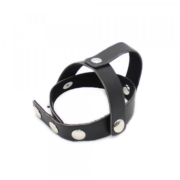 T Style Ball Divider Leather Snap Closure Black — image 4 of 13