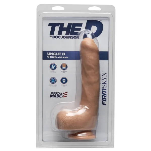 The D - Uncut D 9 Inch with Balls - FIRMSKYN
