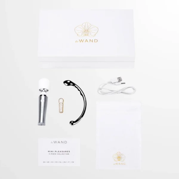 Le Wand Mini Pleasures 4pc Collection - Mini Wand and Mini Hoop
