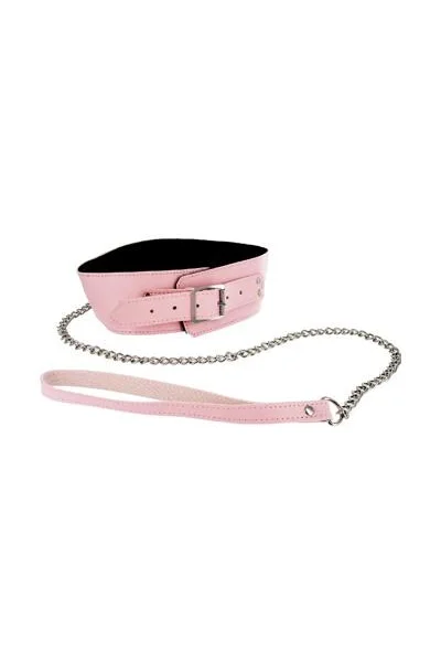 Strict Leather Pink Bondage Set