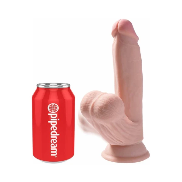 King Cock Triple Density Cock 7 In With Swinging Balls