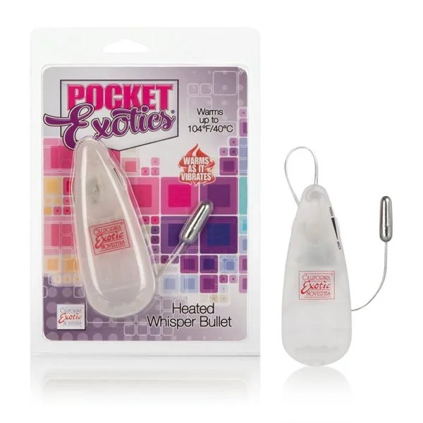 Pocket Exotics Heated Whisper Bullet Vibrator