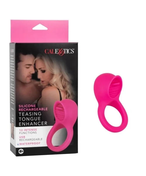 Silicone Rechargeable Teasing Tongue Enhancer