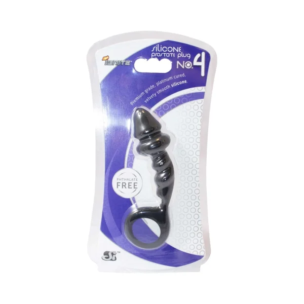Si Silicone Prostate Plug (black) — image 5 of 7