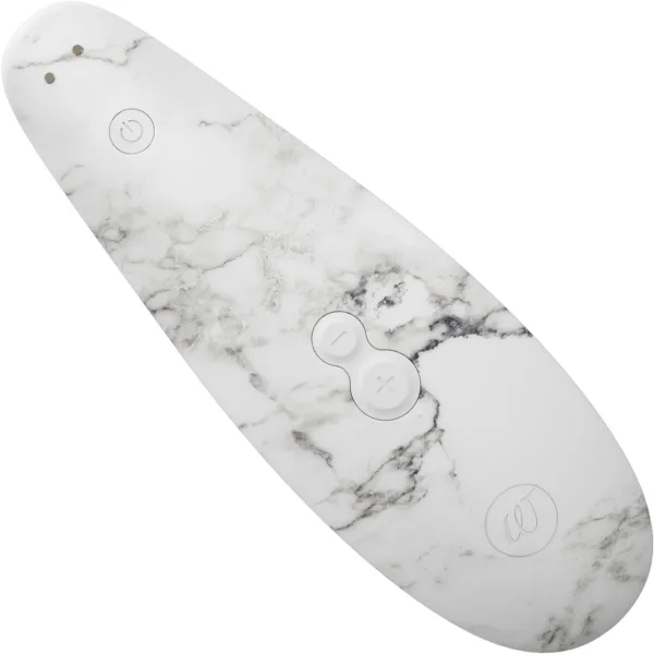 Womanizer Marilyn Monroe Special Edition Pleasure Air Clitoral Stimulator - White Marble