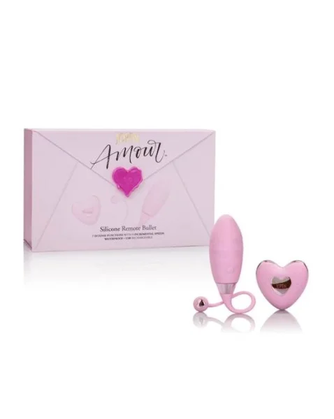 Amour Silicone Remote Bullet - Pink