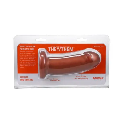 Realistic Dildos Tantus They them 5 5 In Dildo Soft Copper