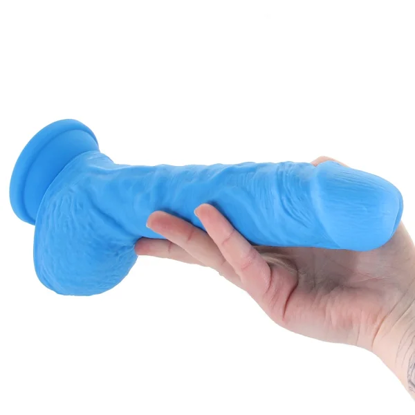 Neo Elite 9 Inch Dual-Density Silicone Dildo with Suction Cup