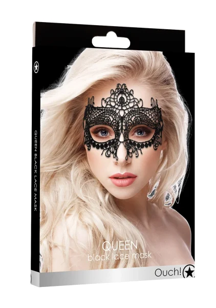 Queen Black Lace Mask