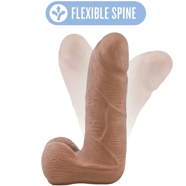 Au Naturel Carlito Sensa Feel Dual Density Dildo By Blush - Caramel