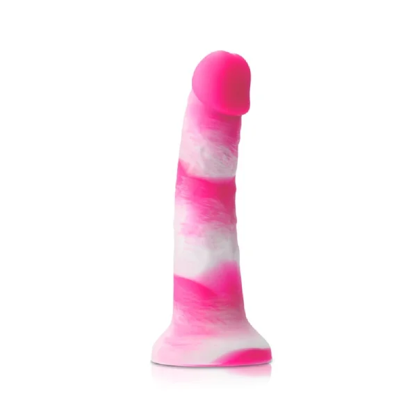 Colours Pleasures 7 inches Silicone Dildo Pink