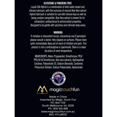 Magic Touch Fun Liquid Silk Hybrid Lubricant