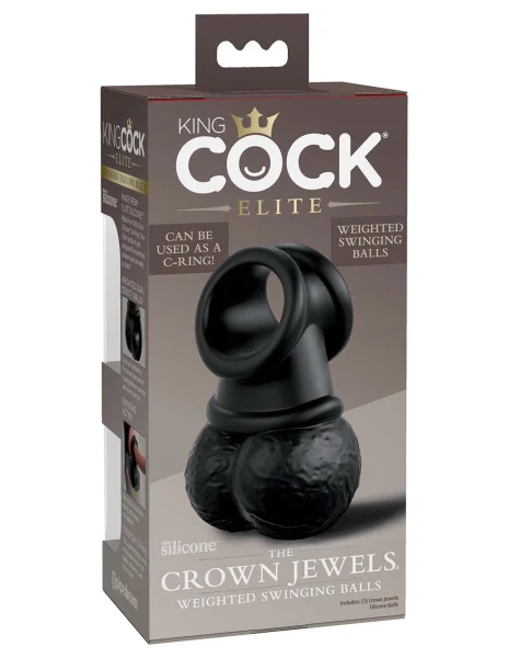 King Cock Elite The Crown Jewels Swinging Balls