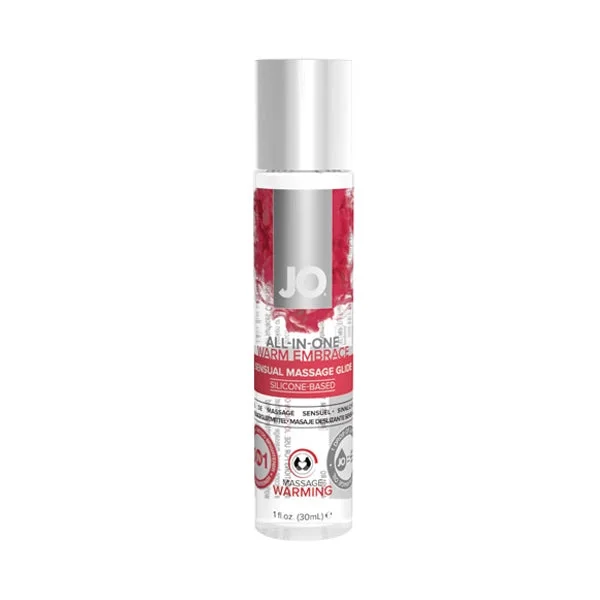 System Jo All-in-One Warming Massage Silicone-Based Lube | 1oz