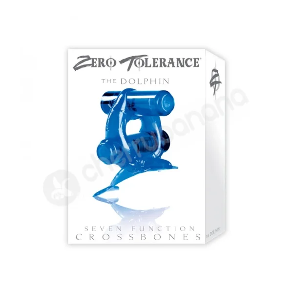 Crossbones The Dolphin Blue Cock Ring