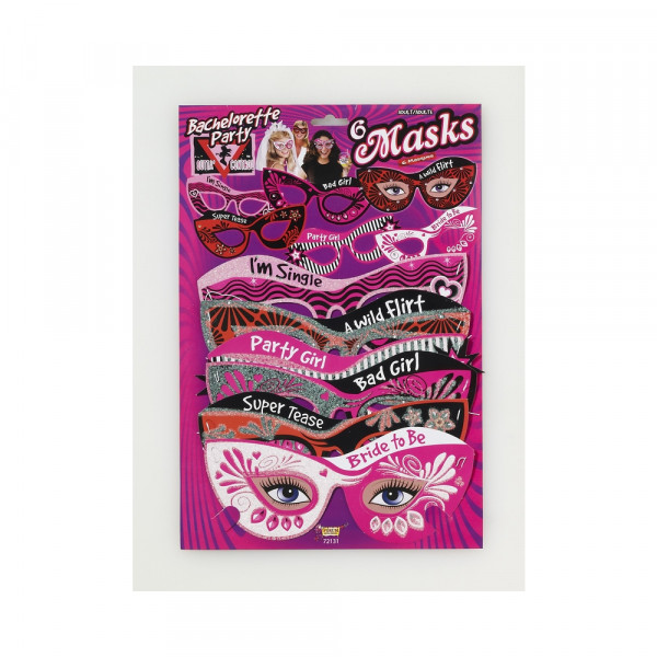 Bachelorette Mask Set 6 Package