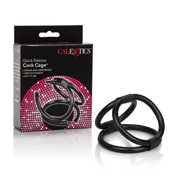 Quick release cock cage