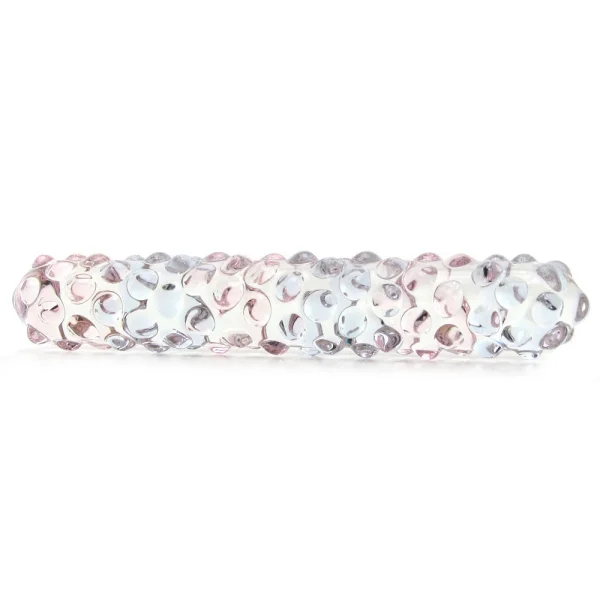 Gläs Purple Rose Nubby Glass Dildo