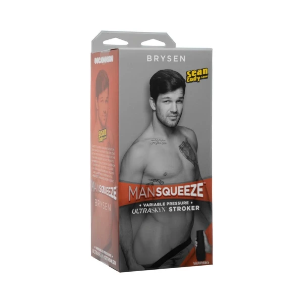 Man Squeeze Brysen Ultraskyn Stroker Ass Vanilla — image 14 of 15