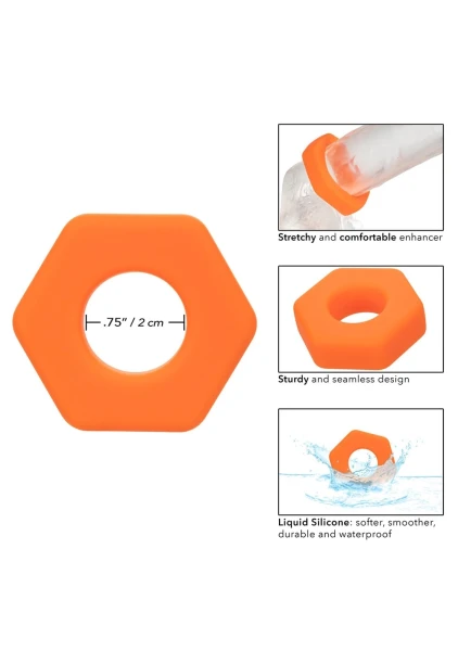 Alpha Ring Prolong Sexagon Cock Ring