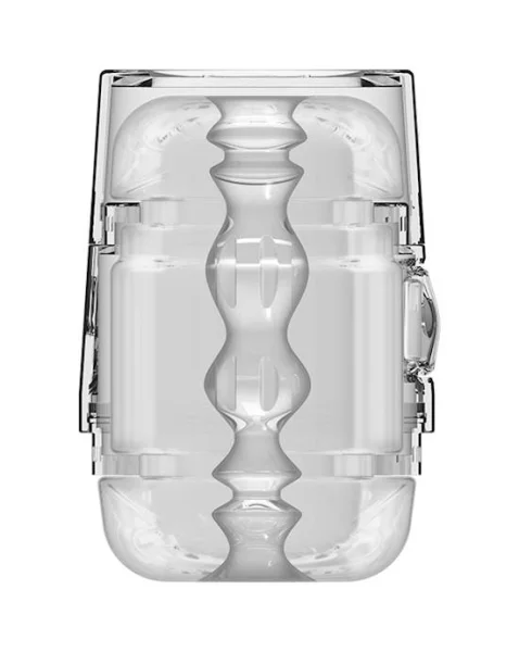 Main Squeeze - Pop-off Optix Dual Entry Stroker - Clear
