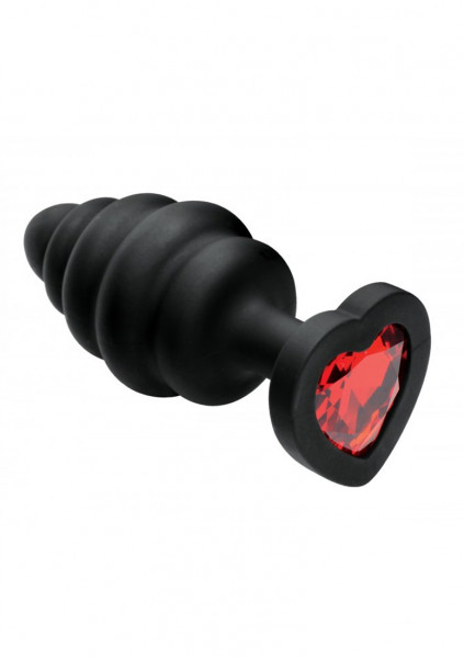 Heart Silicone Butt Plug Set- Black - How To Use A Butt Plug