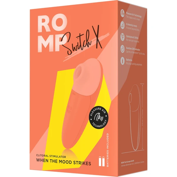 ROMP Switch X Silicone Pleasure Air Clitoral Vibrator