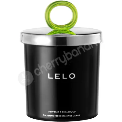 Lelo Snow Pear Cedarwood Massage Candle 150g