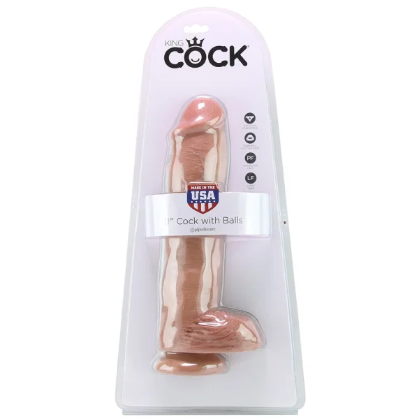 King Cock 11'' Cock With Balls