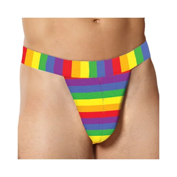 Rainbow Men's Thong One Size — image 4 of 5