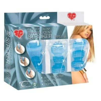 Cyberskin Translucent Stroker Triplets