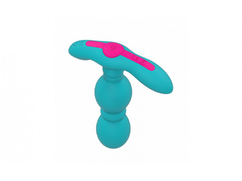 FemmeFunn Vibrating Butt Plug - Turquoise
