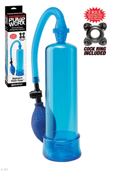 Pipedream Beginner's Power Penis Pump Blue