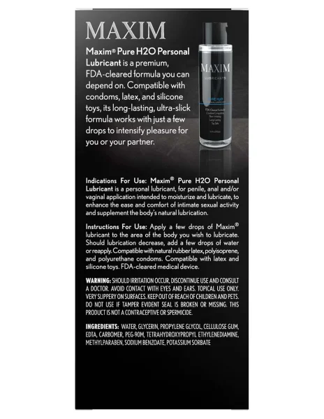 MAXIM Pure H2O Lubricant
