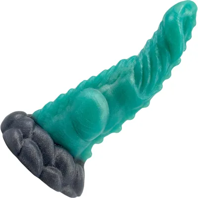 Raw Love Studio Tatsuya 7 5 Silicone Fantasy Dildo Malachite
