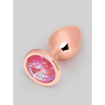 Lovehoney Fancy Pants Crystal Stainless Steel Rose Gold Butt Plug 2 5 Inch