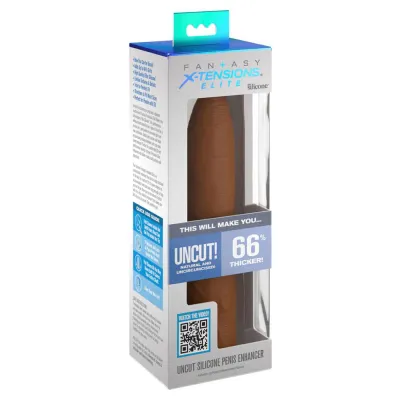 Fantasy X Tensions Elite Uncut 7 Inch Extension Sleeve Tan